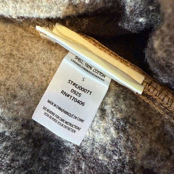 Elwood Petrol Workwear Cropped Jacket Khaki Tan Adult Small NWT - Picture 4 of 13